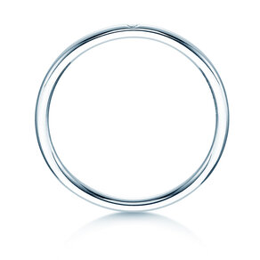Bague de fiançailles Promise Petite en 9K or blanc avec diamant 0,005ct G/SI