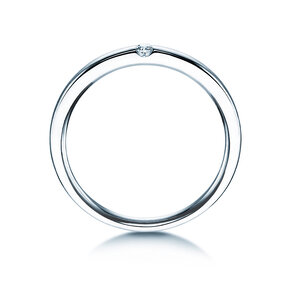 Bague de fiançailles Destiny dans Argent 925/- avec diamant 0,03ct H/SI