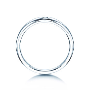 Bague de fiançailles Promise dans Argent 925/- avec diamant 0,03ct G/VS