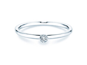 Bague de fiançailles Eternal dans Argent 925/- avec diamant 0,05ct H/SI