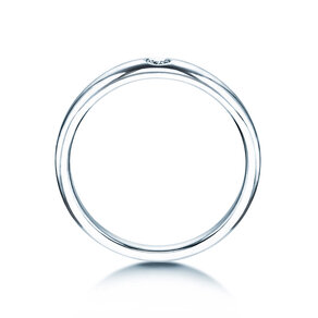 Bague de fiançailles Promise dans Argent 925/- avec diamant 0,05ct H/SI