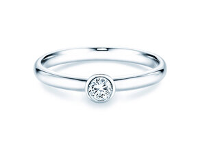 Bague de fiançailles Eternal dans platine 950/- avec diamant 0,20ct G/SI