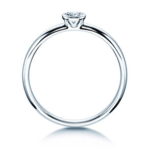 Bague de fiançailles Eternal dans platine 950/- avec diamant 0,20ct G/SI