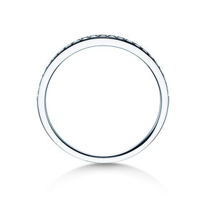 Bague de fiançailles Alliance-/Eternityring dans 18K or blanc avec diamants 0,21ct G/SI