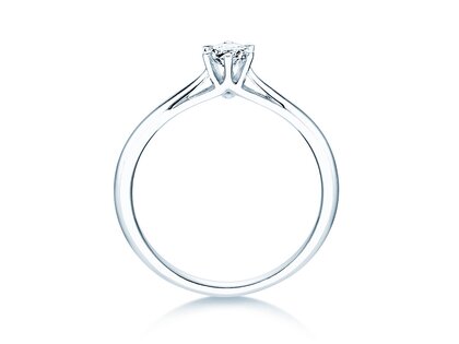 Bague de fiançailles Heaven 6 en 9K or blanc avec diamant de laboratoire 0,25ct