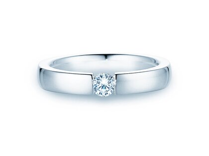 Bague de fiançailles Infinity dans platine