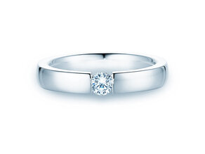 Bague de fiançailles Infinity dans platine