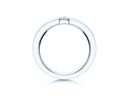 Bague de fiançailles Infinity dans platine