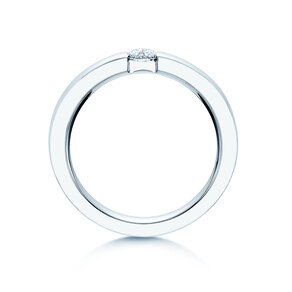 Bague de fiançailles Infinity dans platine