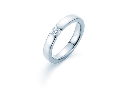 Bague de fiançailles Infinity dans platine