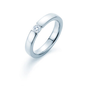 Bague de fiançailles Infinity dans platine