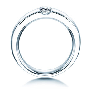 Bague de fiançailles Destiny dans 18K or blanc avec diamant 0,30ct H/SI