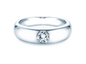 Bague de fiançailles Promise dans 14K or blanc avec diamant 0,30ct G/IF