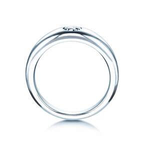 Bague de fiançailles Promise dans 14K or blanc avec diamant 0,30ct G/IF