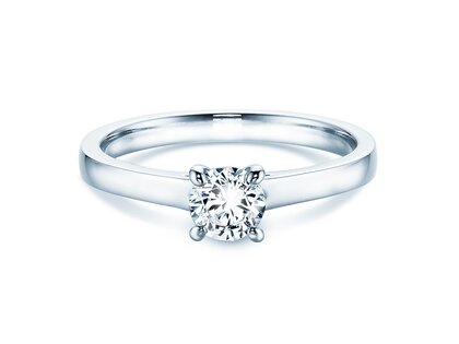 Bague de fiançailles Modern dans argent