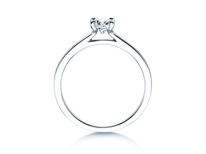 Bague de fiançailles Modern dans argent