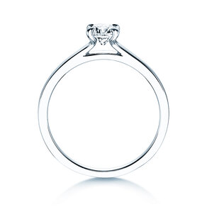 Bague de fiançailles Modern dans argent