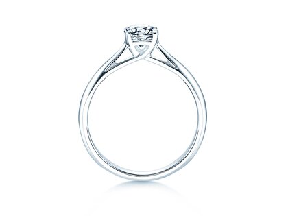Bague de fiançailles Delight dans 14K or blanc avec diamant 0,75ct G/IF