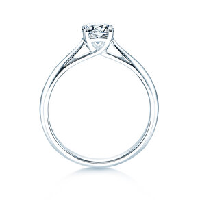 Bague de fiançailles Delight dans 14K or blanc avec diamant 0,75ct G/IF