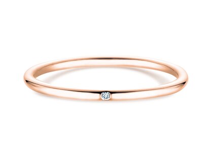 Bague de fiançailles Promise Petite dans or rose