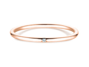 Bague de fiançailles Promise Petite dans or rose