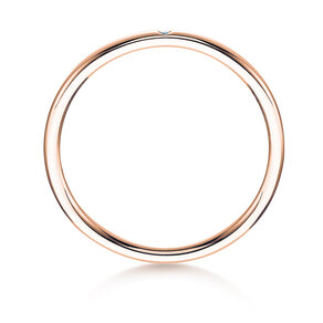 Bague de fiançailles Promise Petite dans or rose