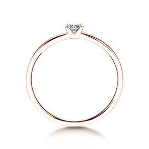 Bague de fiançailles Love dans or rose