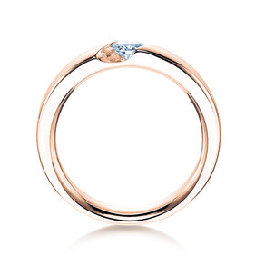 Bague de fiançailles Italic dans or rose