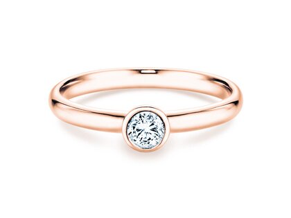 Bague de fiançailles Eternal dans or rose