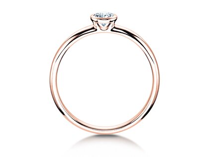 Bague de fiançailles Eternal dans or rose