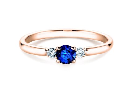 Bague de fiançailles Vivid Petite en or rose