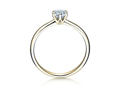 Bague de fiançailles Spirit dans or jaune
