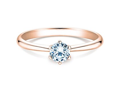 Bague de fiançailles Spirit dans or rose