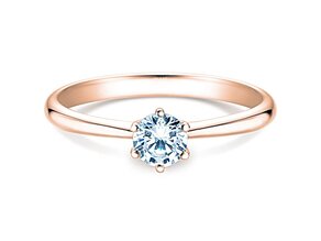 Bague de fiançailles Spirit dans or rose