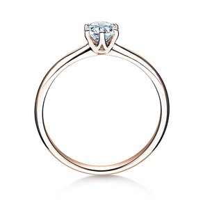 Bague de fiançailles Spirit dans or rose