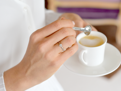 Bague de fiançailles Classic 4 diamant de laboratoire
