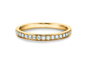 Bague de fiançailles Alliance-/Eternityring dans or jaune
