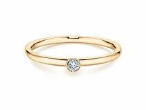 Bague de fiançailles Eternal dans 18K or jaune avec diamant 0,05ct G/SI