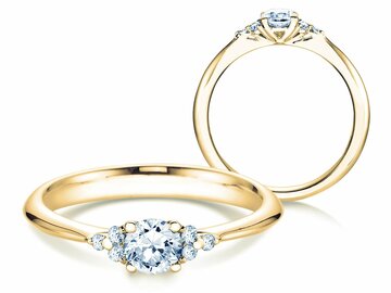 Bague de fiançailles Glory dans or jaune