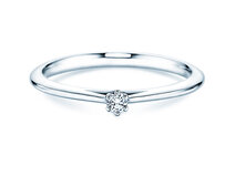 Bague de fiançailles Heaven 6 dans Argent 925/- avec diamant 0,05ct G/SI