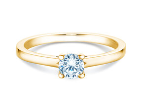 Bague de fiançailles Romance dans 14K or jaune avec diamant 0,40ct H/SI