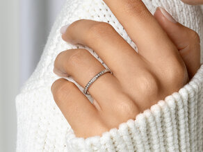 Bague de fiançailles Alliance