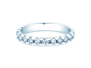 Bague de fiançailles Balance en 14K or blanc avec diamants 0,75ct G/SI