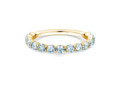 Bague de fiançailles Dawn en 14K or jaune avec diamants 1,27ct G/SI