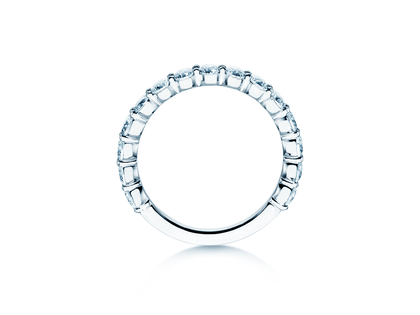 Bague de fiançailles Dawn en 14K or blanc avec diamants 1,27ct G/SI