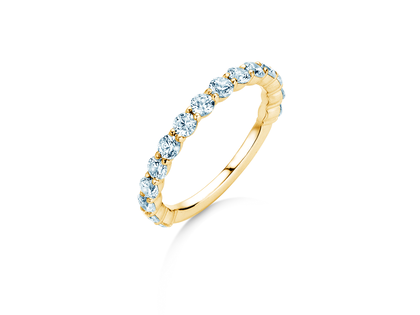Bague de fiançailles Dawn en 14K or jaune avec diamants 1,27ct G/SI