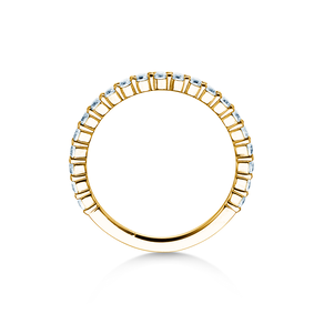 Bague de fiançailles Dawn en 14K or jaune avec diamants 0,53ct G/SI