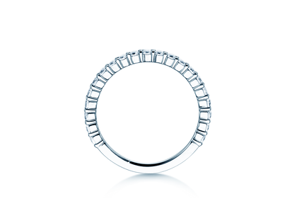 Bague de fiançailles Dawn en 14K or blanc avec diamants 0,53ct G/SI