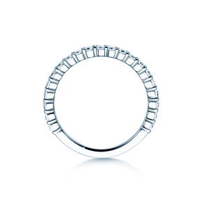 Bague de fiançailles Dawn en 14K or blanc avec diamants 0,53ct G/SI