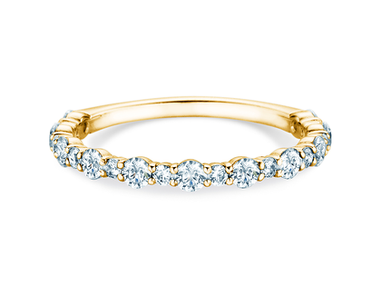 Bague de fiançailles Diamond Pulse en 14K or jaune avec diamants 0,59ct G/SI
